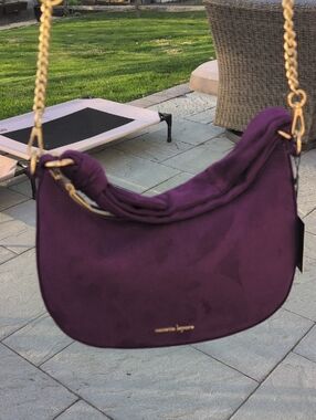 Nabette Lepore NWT Marlie  Plumberry Convertible Bag. Gorgeous PURPLE